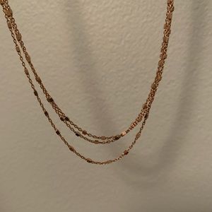 14k Rose gold choker. Perfect for the holidays.